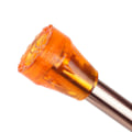 Miniatyrbillede 3 af 4: 3 stk. Krykketop, 19 mm Krykketop, Universal Vandrestavspids, Robust Vandrestavspids Udskiftning (Orange)