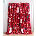 Miniatyrbillede 1 af 3: Elegant Comfort Luksuriøs Super Blød Juletrykte Fleece Tæppe - Juletema Hjemmeindretning Fuzzy Varmt og Hyggeligt Tæpper til Vinter Sengetøj, Sofa og G