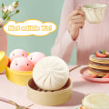 Miniatyrbilde 2 av 5: 3PCS Piglet Dumpling Squishy, Sensoriske leker Angstlindring Elementer Piglet med