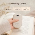 Miniatyrbillede 1 af 5: Håndvarmere, Genopladelig Elektrisk Lommevarmer/Powerbank, Håndvarmer med LED-display, 3 niveauer, Varmeterapi Perfekt til udendørs skiløb