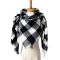 Miniatyrbillede 3 af 5: Dames Varm Lang Sjal Vinter Wraps Store Tørklæder Strik Cashmere F