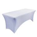 Miniatyrbillede 1 af 5: 6ft Stretch Spandex-borddug til standard foldeborde - til bryllup,