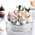 Miniatyrbilde 2 av 5: 8\" Rund blonder sølv metall bryllupskake stativ, dessert display stativ blank metallisk finish for dessert cupcake bakverk godteri display