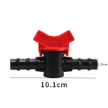 Miniatyrbilde 4 av 4: 5 stk PE slangeventil vanningsstopphane strømningsregulator plastslangeventil 10