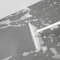 Miniatyrbild 2 av 5: Silikonskrapa för dusch med sugkopp i rostfritt stål, vattenglas