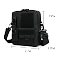 Miniatyrbild 2 av 4: Axelremsväska Axelväska Messenger Bag Militär Arbets Taktisk Väska med Nyckelficka Multifunktionell Väska för Män Kvinnor för Vandring Resor Cykling