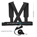 Miniatyrbillede 3 af 5: Shell Throw Sled Harness Resistance Band-Agility Strength Weight Endurance