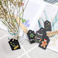 Miniatyrbillede 4 af 5: Etiket Hulmaskine, 3 i 1 Kunsthåndværk Papir Hulmaskiner til Bogmærke Kortfremstilling, DIY Projekter, Scrapbooking, Bogmærke, 3 Forskellige Størrelser