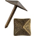 Miniatyrbilde 1 av 5: Sett med 40 dekorative spiker i aldret bronse messing 12 x 18m m