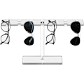 Miniatyrbillede 1 af 5: Brilleskabs Stativ, Akryl Brilleholder med 14 Slots, Solbrille Stativ til Hjem, Kontor, Optiker (Transparent, 32*17*6cm)