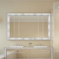Miniatyrbild 4 av 5: Självhäftande flexibel list, taklist, taklist, inredning vägglist, väggbård, tak (3,6 cm × 5 m silver)