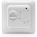 Miniatyrbilde 1 av 4: Romtermostat for gulvvarme 220 V 16 A: standard innebygd termostat, manuell romtemperaturregulator, analog oppvarming, mekanisk ter