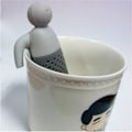 Miniatyrbillede 4 af 4: Silikone te-si/te-stativ, grå