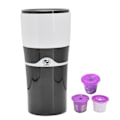 Miniatyrbillede 1 af 5: Bærbar dryp kaffemaskine, 450ML rejse dryp kaffemaskine kontor cam