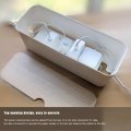 Miniatyrbillede 3 af 5: Kabelopbevaringsboks - TV, computer og USB-hub-system, sort