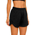 Miniatyrbilde 1 av 5: Womens Athletic Shorts Running Dolphin Shorts med lommer og snøring X
