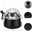 Miniatyrbillede 2 af 4: LED discokugle 15W diskolys festlys lyseffekt scenelys