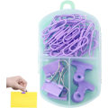 Miniatyrbillede 5 af 5: Papirclips og papirclips - 45 stk. papirclips papirclips - skrivebordsclips