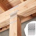 Miniatyrbilde 4 av 5: 4 stk. rustfrie stålmonteringsplater tunge flate braketter støtte for