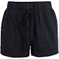 Miniatyrbilde 2 av 4: Kvinners komfortable shorts med snøring i midjen, elastisk linning og lommer, svart, L