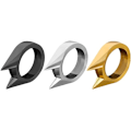 Miniatyrbillede 1 af 5: 3 stk. Punk Ring til mænd og kvinder Geometriske kno ringe Cool Punk Katteøre Single Joint Finger Ring Gothic Metal Ringe