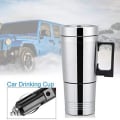Miniatyrbillede 4 af 5: Elektrisk kedel bilvarme kop 300ml kaffe te varme kop rustfrit stål