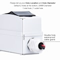 Miniatyrbild 3 av 8: DC 40A Avbrottsbrytare Transparent Skyddande Kåpa Miniatyrkretsbrytare med IP65 Distributionsbox 1000V