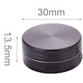 Miniatyrbillede 3 af 5: 4 stk. Urte Grinder Mini Krydderi Grinder Krydderi Mølle Perfekt til Foodies, der Ønsker Kulinarisk Excellence - Sort