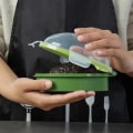 Miniatyrbillede 5 af 5: 2-pak - Hold dine avocadoer friske i dagevis, Snap-On låg, Avocado opbevaringsbeholder - Forhindr dine avocadoer i at blive dårlige, Grøn/Klar