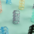 Miniatyrbillede 2 af 4: 7 stk. 4-rings metal løsbladet ringbind notesbog dagbog album