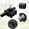 Miniatyrbillede 3 af 5: Håndpumpe Miniature Bærbar Elektrisk Håndpumpe Bærbar Selvansugende Elektrisk Boremaskine Pumpe med To Forbindelser til Akvarium Dam Fontæne Have 120W-350W