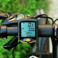 Miniatyrbillede 5 af 5: Vandtæt cykelcomputer trådløs LCD kilometertæller cykel