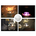 Miniatyrbilde 2 av 3: Stjernehimmel-projektor LED-nattlys 12 lysbilder, oppladbar USB