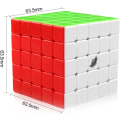 Miniatyrbilde 2 av 4: Gutt 5x5 Speed ​​kube klistremerkeløs 5x5x5 Magic Cube 63,5 mm Puslespill leker for barn