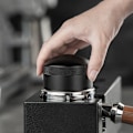 Miniatyrbillede 3 af 5: Espresso Kaffefordeler, Værktøj Espresso Kaffefordeler med Base, Rustfrit Stål Espresso Kaffefordeler, Justerbar Dybde Nålefordeler