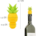 Pikkukuva 2 / 5: 4 kappaletta viinipullon tulppa hauska ananas muoto viinipullon tulppa keittiö baari C