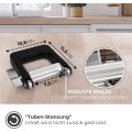 Pikkukuva 3 / 5: Hammaspastatuubi, metallihammastahnapuristime taiteilijoille, kampaamomaalareille (musta)