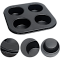 Miniatyrbillede 4 af 4: Huller Ikke-klæbende Pudding Tart Form Mini Muffin Pan Kopper Bageform Kageform