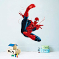 Pikkukuva 2 / 3: 3D Spiderman seinäkoristeet tehoste makuuhuoneen sisustus tarrat koriste jättimäinen seinätarra uudelleensijoitettavat seinätarrat lapset Spiderman