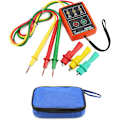 Miniatyrbillede 2 af 5: Fasefølge Tester, 60V~600V AC, 20-400 Hz, med Summer Tester og Krokodilleklemmer