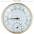 Miniatyrbild 4 av 5: Digital basturumstermometer hygrometer fuktighetstemperaturmätare, bastu