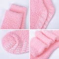 Miniatyrbild 4 av 5: Womens Fuzzy Socks 5 Par, Vinter Varma Mjuka Tofflor Strumpor, Halkskydd Gripstrumpor Mysiga Sov Fluffy Strumpor Gåvor
