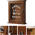 Miniatyrbild 3 av 5: Nyckelskåp Nyckelbox Trä Förvaringslåda Väggmonterad Nyckelbox Nyckel B