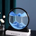 Miniatyrbild 1 av 5: Flytande sandmålning, 3D dynamisk konst sandmålning, rund