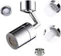 Miniatyrbilde 1 av 5: Universell anti-sprut kranfilter, holdbar kobber 720° roterbart sprayhode