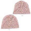 Miniatyrbilde 2 av 5: Beaniehatt med hul, pustende bomulls- og lin-turbanhatt, dobbel bruk, vridd flettet hatt, strikkehatt
