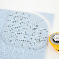 Miniatyrbild 4 av 5: Akryl symaskin kurvformad hörn skärlinjal symaskin lapptäcke linjal symaskin mall lapptäcke verktyg DIY sytillbehör