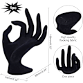 Miniatyrbild 3 av 5: Hand Smyckes Display Stativ, OK Form Hand Ring Hållare Mannequin Hand Display Smyckes Display Stativ för Ring Armband Smycken Display Retail Hem Organisation
