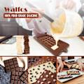 Miniatyrbild 2 av 5: Bryt-isär choklad livsmedelskvalitet non-stick silikon choklad våffelformar