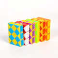 Miniatyrbild 1 av 5: Mini Magic Snake, Magic Snake Pussel Barn Twisting Pussel Leksak, Magic Snake Rubiks Kub (24 segment, 6 bitar)